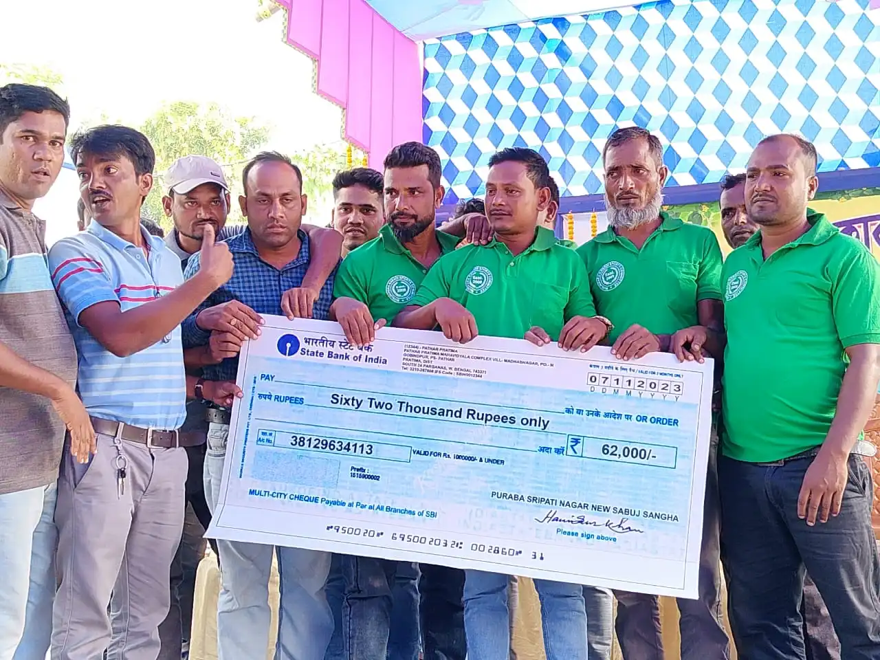 Relief Funds Handover Ceremony